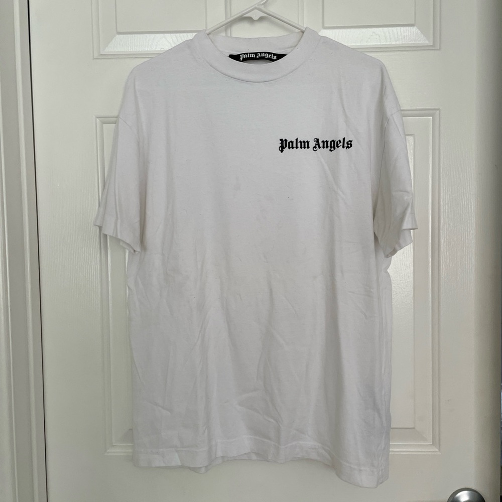 Palm Angels white t shirt